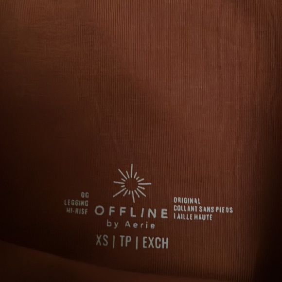 || aerie coral leggings - Picture 2 of 2